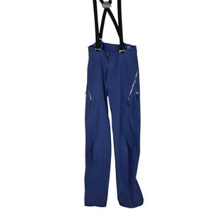 Patagonia H2NО Mens Ski Pants Suspender Blue Sz S Recco Detector 83156